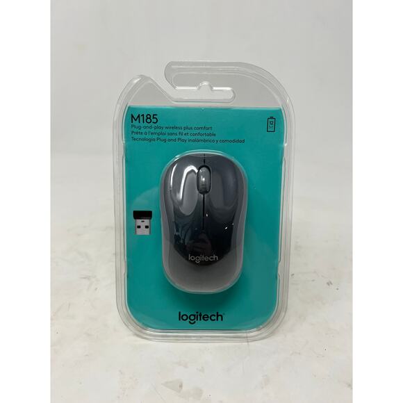 Logitech Wireless Mouse M185 - Picture 1 of 2